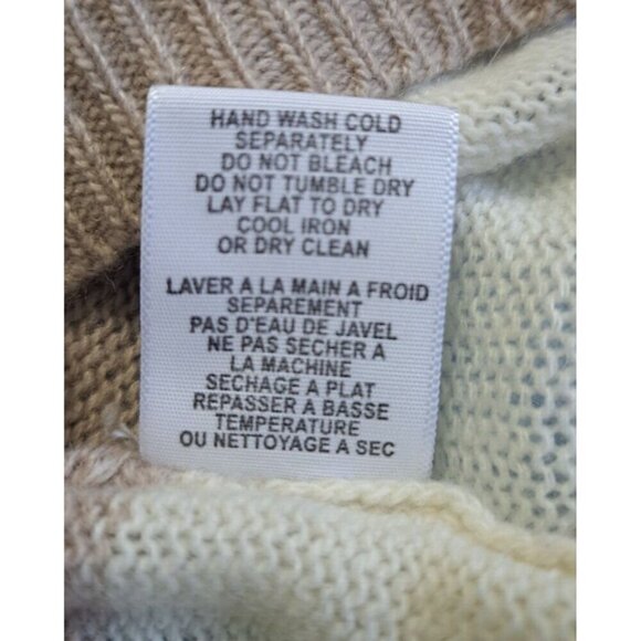 Joie Women's S Striped Long Sleeve Lambswool Cashmere Blend Sweater - Picture 6 of 6